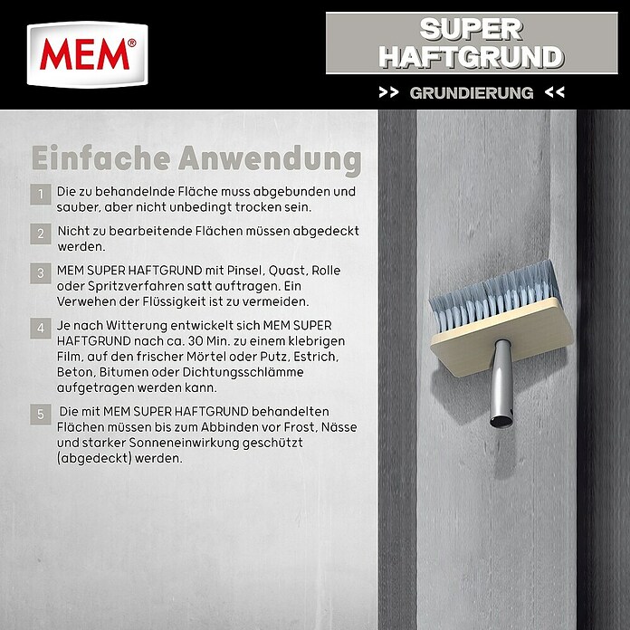 MEM Super-Haftgrund (1 l, Lösemittelfrei)