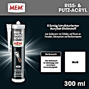MEM Riss-Acryl (Weiß, 300 ml)