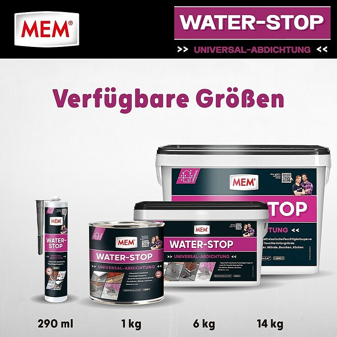 MEM Water Stop (6 kg, Lösemittelfrei)