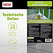 MEM Balkon-Imprägnierung (5 l, Lösemittelfrei)