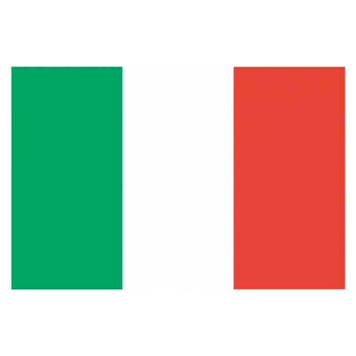 Bandera Italia (30 x 45 cm)