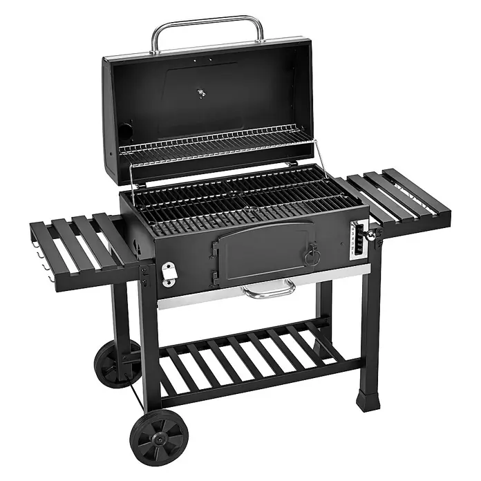 TAINO Holzkohlegrill HERO XXL Set - Schwarz
