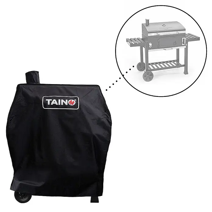 TAINO Holzkohlegrill HERO XXL Set - Schwarz