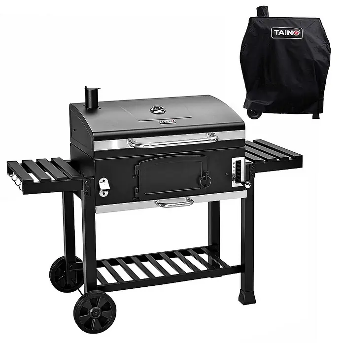 TAINO Holzkohlegrill HERO XXL Set - Schwarz
