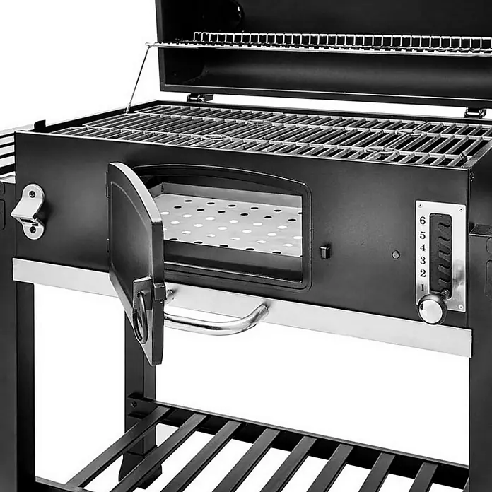 TAINO Holzkohlegrill HERO XXL Set - Schwarz