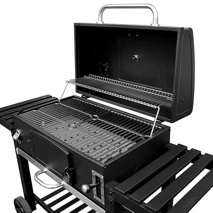 TAINO Holzkohlegrill HERO XXL Set - Schwarz