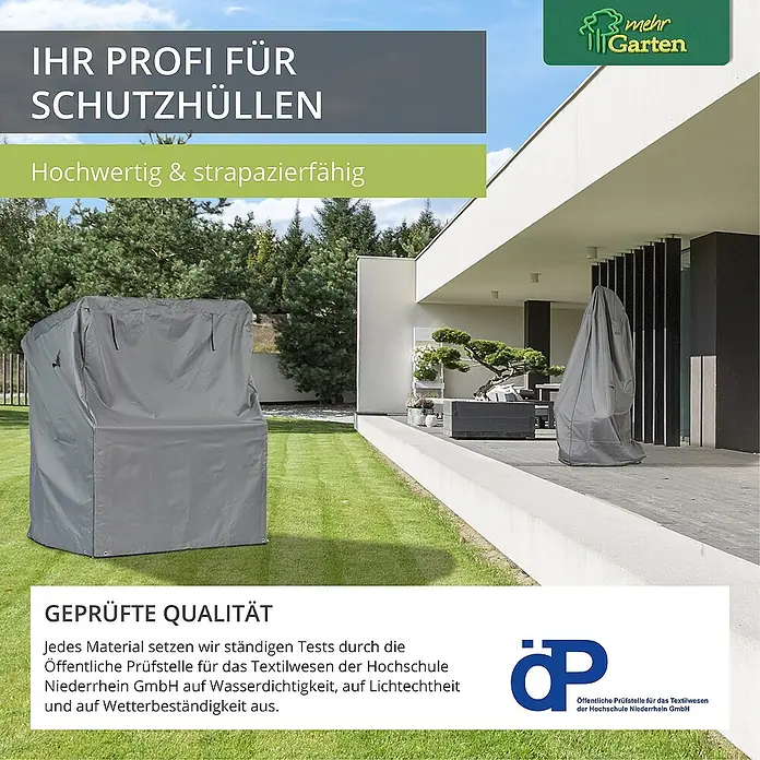 Mehr Garten Grill-Schutzhülle - Passend für: Gasgrill, Polyester (PES), Schwarz