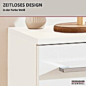 Fackelmann B.style Midischrank (2-türig, B x T x H: 60,2 x 32 x 82,6 cm, Weiß Hochglanz) | BAUHAUS