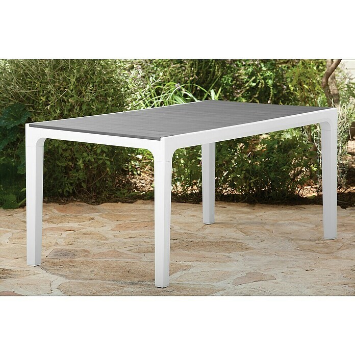 Keter Conjunto de muebles Harmony (5 pzs., Polipropileno, Blanco/Gris) | BAUHAUS