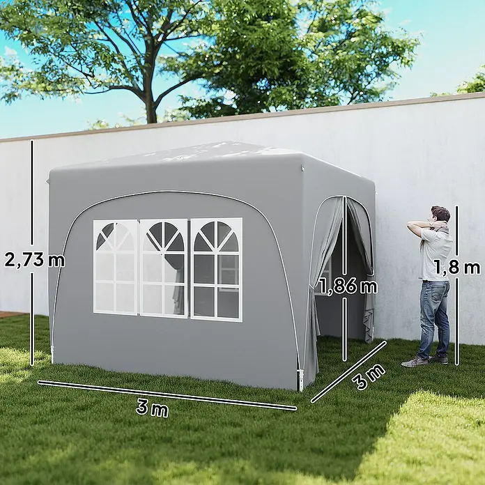 Outsunny Faltpavillon - 