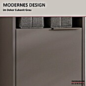 Fackelmann B.Paris Midischrank (B x T x H: 40,2 x 32 x 125,7 cm, Anschlag: Links, Cubanit Grau) | BAUHAUS