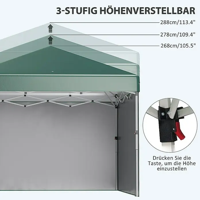 Outsunny Faltpavillon - 