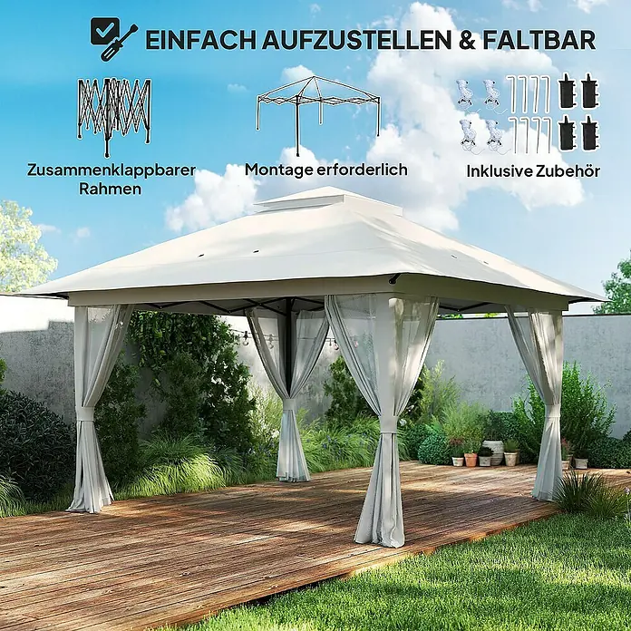 Outsunny Faltpavillon - 