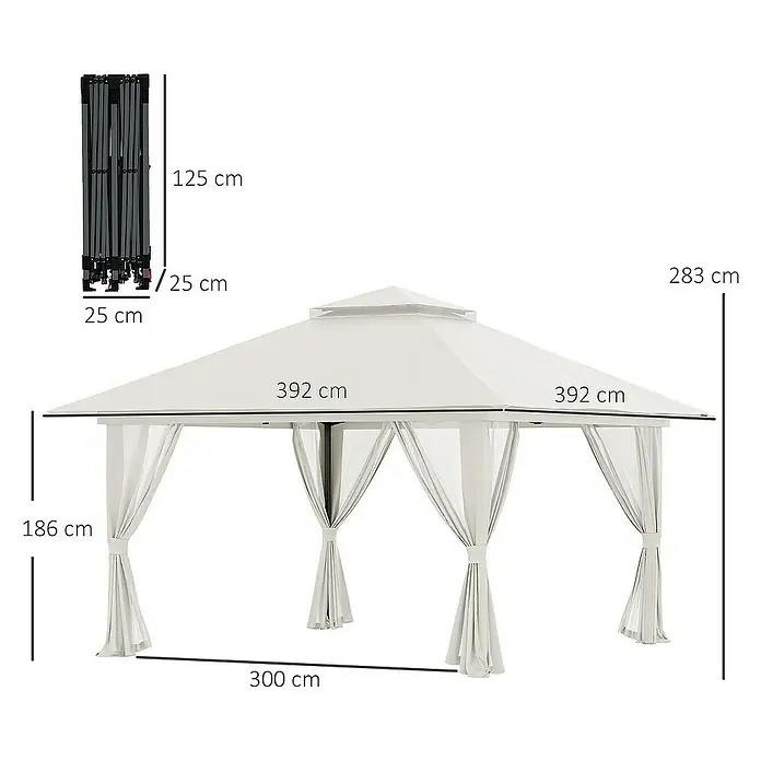 Outsunny Faltpavillon - 