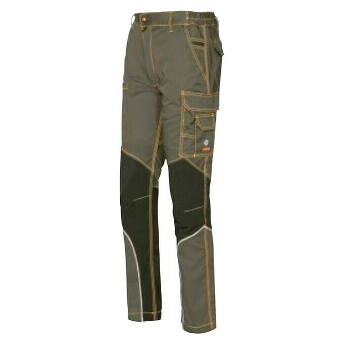 Industrial Starter Pantalones de trabajo Stretch Extreme (Verde oscuro, 65% poliéster/32% algodón/3% spandex)