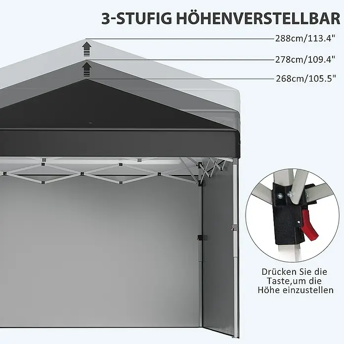 Outsunny Faltpavillon - 