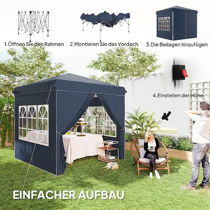Outsunny Faltpavillon - 