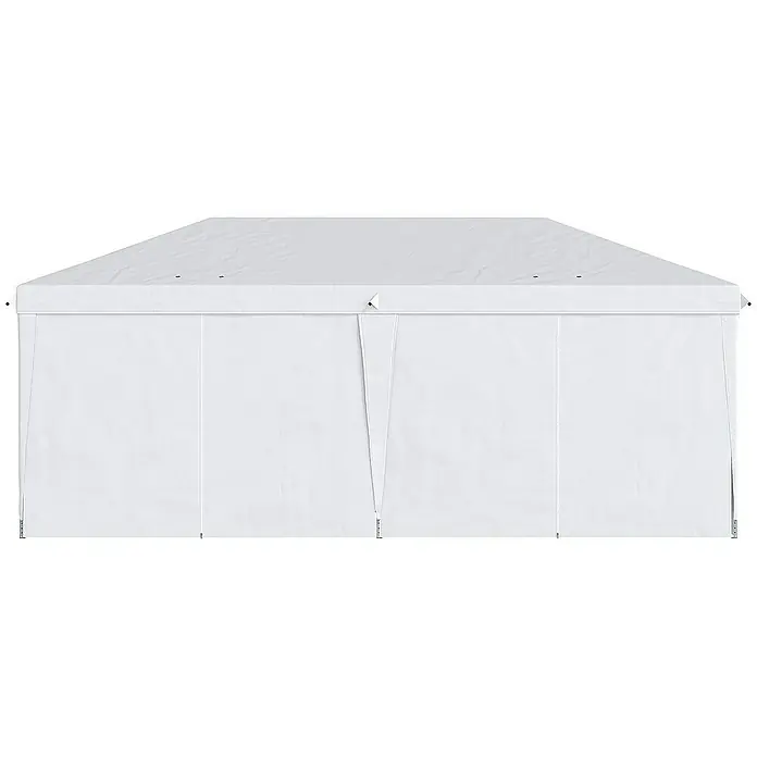 Outsunny Partyzelt mit Fenster - B x T: 295 x 295 cm, Farbe Dach: Weiß