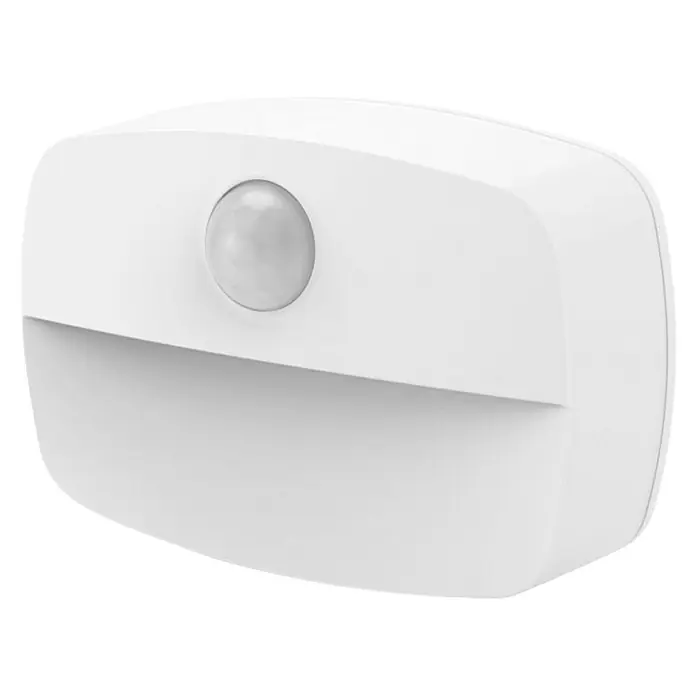 Hama LED-Nachtlicht Cozy 223502 - L x B x H: 4,4 x 6,4 x 2,5 cm - Weißes Bewegungssensor-Nachtlicht aus Kunststoff mit einem kuppelförmigen Sensor und integriertem Downlight.