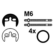 Befestigungssatz für Armaturen M6 (Gesamtumfang: 8 -tlg.) | BAUHAUS