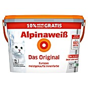 Alpina Wandfarbe Alpinaweiss Wandfarbe Das Original (10 % mehr Inhalt Gratis, Weiß, Matt, 11 l) | BAUHAUS