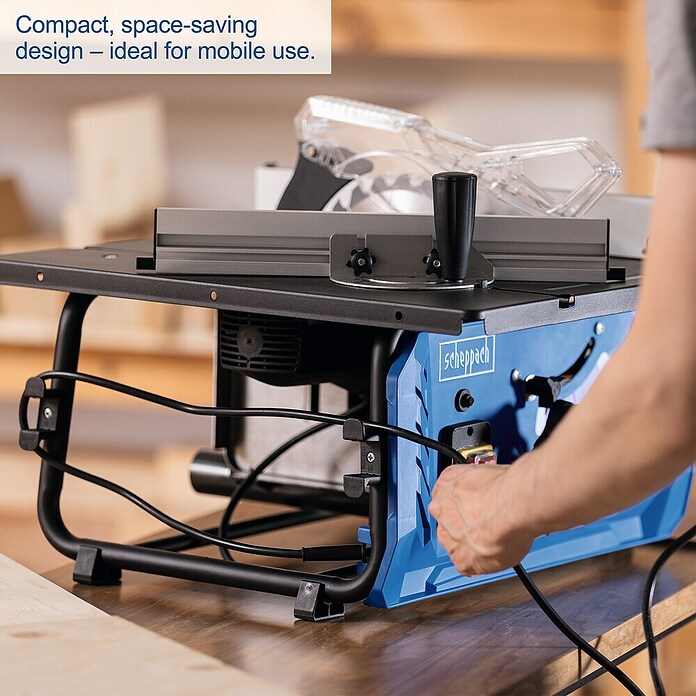 Scheppach Namizna krožna žaga HS 210  (1.500 W, Premer žaginega lista: 210 mm, Globina reza pri 90 °: 0 mm - 70 mm) | Namizne krožne žage | Krožne žage | Žage | Stroji | Orodja in stroji | Izdelki | BAUHAUS