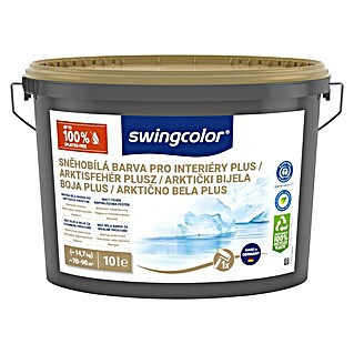 swingcolor Boja za zid Plus (Bijela, Mat, 10 l, Prikladno za alergičare)