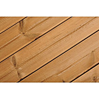 Terrassendiele Thermo Kiefer (L x B x S: 210 x 11,8 x 2,6 cm, Kiefer)