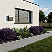 Allux Standbriefkasten LT150 (L x B x H: 150 x 390 x 330 mm, Schwarz, Stahl) | BAUHAUS