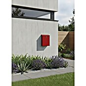 Allux Briefkasten 200 (L x B x H: 140 x 280 x 390 mm, Rot, Stahl) | BAUHAUS