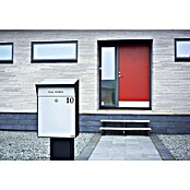 Allux Standbriefkasten BjÃ¶rn Mailbox (L x B x H: 235 x 345 x 525 mm, Grau / Schwarz, Stahl) | BAUHAUS