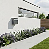 Allux Standbriefkasten LT150 (L x B x H: 150 x 390 x 330 mm, Anthrazit, Stahl) | BAUHAUS