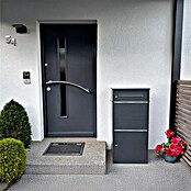 Metzler Paketbox Bispo (L x B x H: 37,3 x 50,2 x 112 cm, Anthrazit, Stahl, Paketfach) | BAUHAUS
