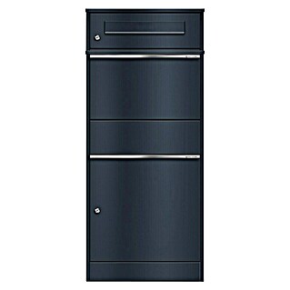 Metzler Paketbox Bispo (L x B x H: 37,3 x 50,2 x 112 cm, Anthrazit, Stahl, Paketfach)