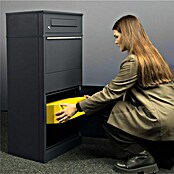 Metzler Paketbox Bispo (L x B x H: 37,3 x 50,2 x 112 cm, Anthrazit, Stahl, Paketfach) | BAUHAUS
