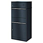 Metzler Paketbox Bispo (L x B x H: 37,3 x 50,2 x 112 cm, Anthrazit, Stahl, Paketfach) | BAUHAUS