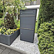 Metzler Paketbox Bispo (L x B x H: 37,3 x 50,2 x 112 cm, Anthrazit, Stahl, Paketfach) | BAUHAUS