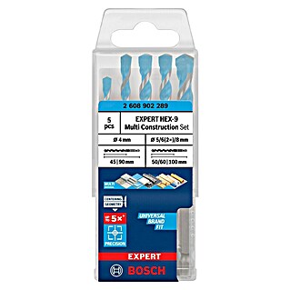 Bosch Expert Set večnamenskih svedrov HEX-9 (5 -del., ¼″ šestkotni)