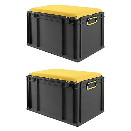 Proregal  Euroboxen-Set 2x NextGen Seat Box Gelb
