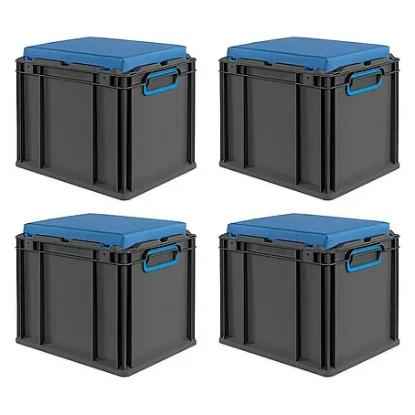 Proregal  Euroboxen-Set 4x NextGen Seat Box Blau
