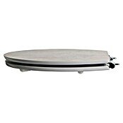 Poseidon WC deska  (MDF, Siva/Bela, S samodejnim spuščanjem) | 3781 - WC-Sitz Holz | DADI - WC-Sitze | DAD - Badausstattung | DA - Badausstattung/Bäderwelt | D - Sanitär | BAUHAUS