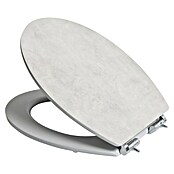 Poseidon WC deska  (MDF, Siva/Bela, S samodejnim spuščanjem) | 3781 - WC-Sitz Holz | DADI - WC-Sitze | DAD - Badausstattung | DA - Badausstattung/Bäderwelt | D - Sanitär | BAUHAUS
