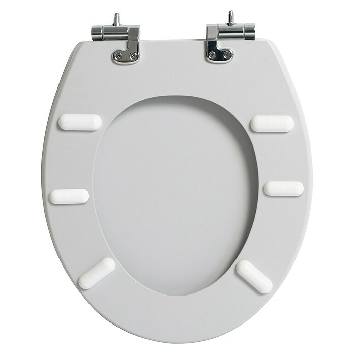Poseidon WC deska  (MDF, Siva/Bela, S samodejnim spuščanjem) | 3781 - WC-Sitz Holz | DADI - WC-Sitze | DAD - Badausstattung | DA - Badausstattung/Bäderwelt | D - Sanitär | BAUHAUS
