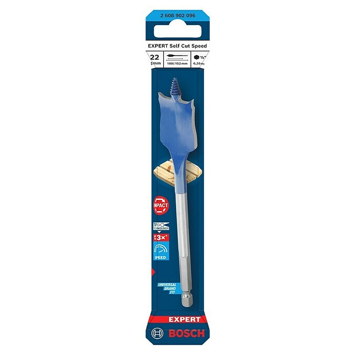 Bosch Expert Sveder za les Expert  (1 kos, Premer vrtalnega svedra: 22 mm) | 2544 - Bohrer Holz | BCDA - Zubeh Bohrm/Bohrhämmer/Akkumasch | BCD - Maschinenzubehör | BC - Maschinenzubehör | B - Werkz/Masch/Maschzubeh/Auto | BAUHAUS