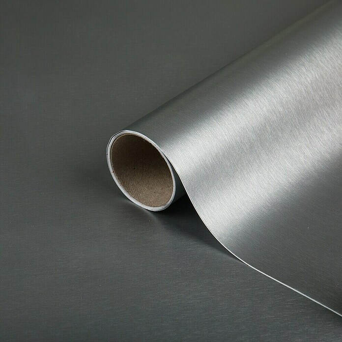 D-c-fix Metalleffektfolie (Silber, Metallic, 150 x 67,5 cm, Selbstklebend)