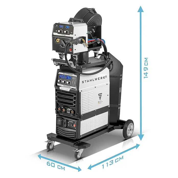 STAHLWERK MIG/MAG-Schweißgerät Schweißgerät MIG MAG 400 Pro - Schweißstrom: 400 A, 400 V