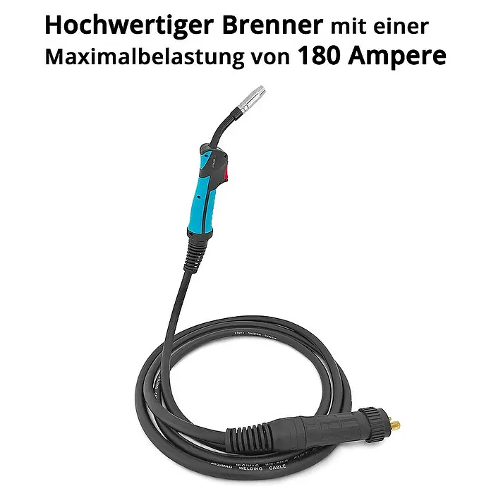 STAHLWERK MIG/MAG-Schweißbrenner AK15 Schweißbrenner inklusive 3 Meter Schlauchpaket - 