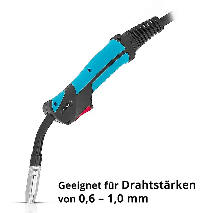 STAHLWERK MIG/MAG-Schweißbrenner AK15 Schweißbrenner inklusive 3 Meter Schlauchpaket - 