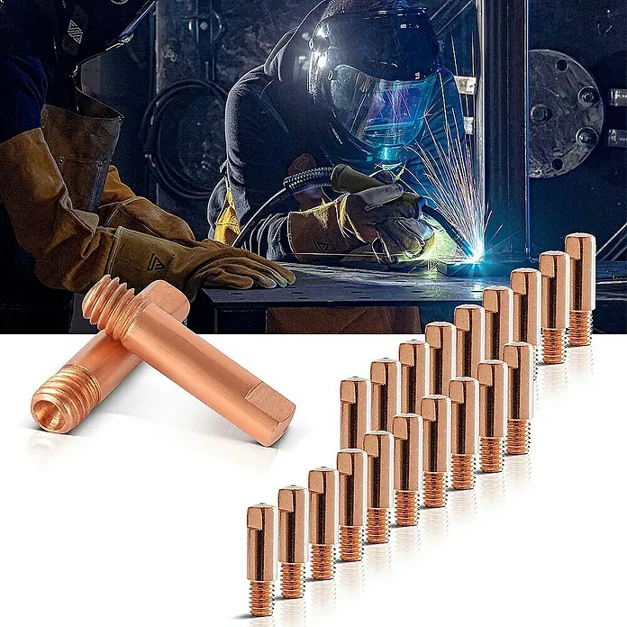 STAHLWERK Stromdüse 2 x Stromdüsen AK15 MB15 M6x25 1,0 mm MIG MAG - 