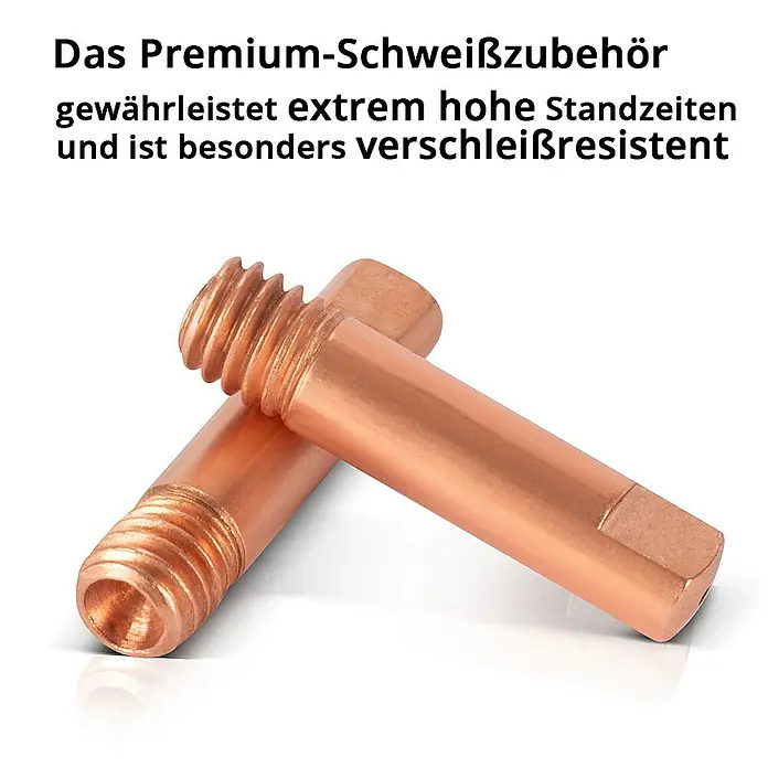 STAHLWERK Stromdüse 2 x Stromdüsen AK15 MB15 M6x25 1,0 mm MIG MAG - 